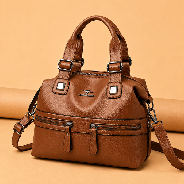 Multi-Zip Structured Satchel
