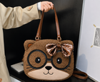 Plush Kitty Glasses Bag