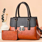 Dual-Tone Tote + Wallet Set